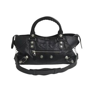 BALENCIAGA The Giant Part Time Editors Bag Black